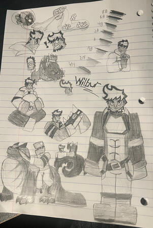 Concept Sketches for Wilbur.